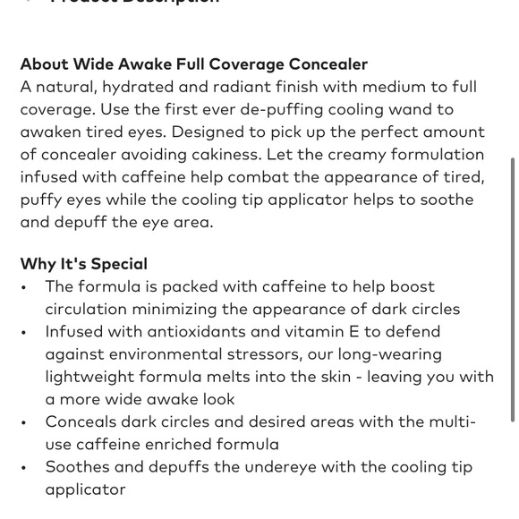 Dominique Cosmetics Wide Awake Concealer in Almond Milk Fair BNIB - Picture 13 of 15